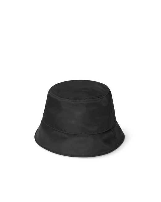 Gucci Black Logo Embroidered Bucket Hat for men