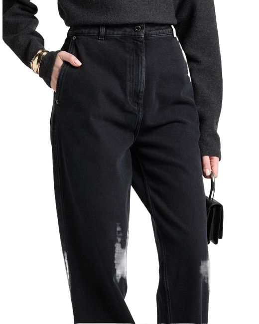 Burberry Black Loose-Fitting Jeans