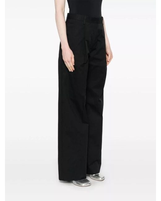 Dries Van Noten Black Belt Loops Slacks