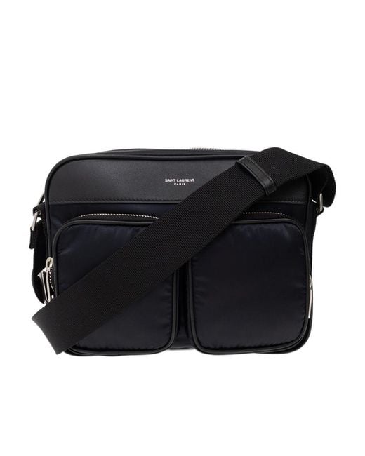 Saint Laurent Black City Zip-Up Camera Bag for men