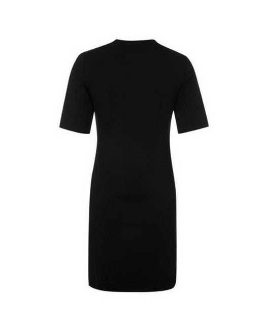 Moschino Black Logo T-Shirt Dress