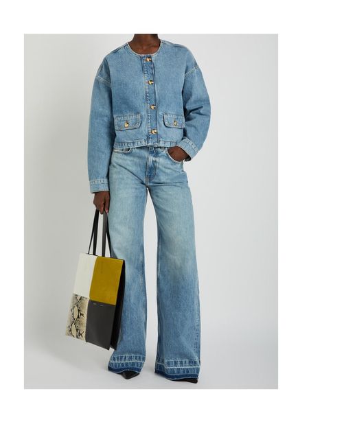 Anine Bing Blue Belt Loop Jeans