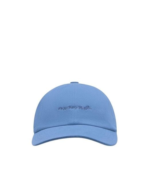 Isabel Marant Blue Embroidered Baseball Cap