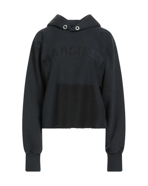 Maison Margiela Black Cropped Hoodie