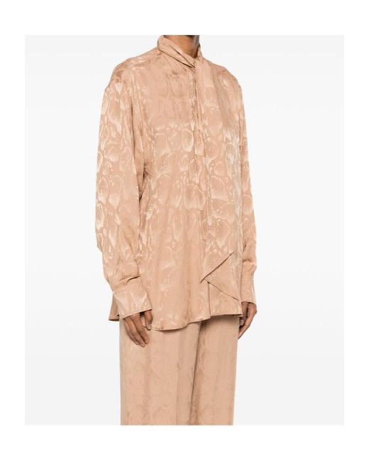 Stella McCartney Natural Jacquard Blouse