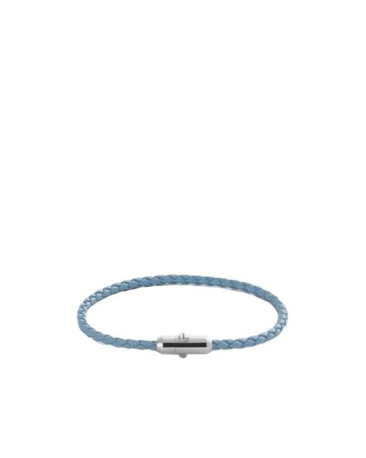 Bottega Veneta White Leather Bracelet for men