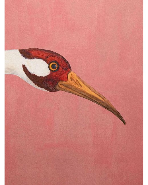 Gucci Pink Heron Print Wallpaper for men