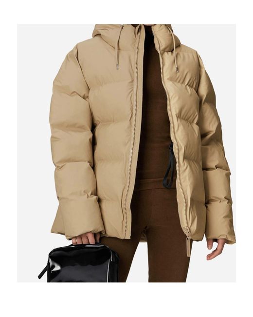 Rains Natural Long-Sleeved Cotton-Padded Jacket