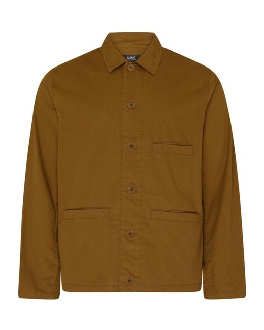 A.P.C. Green Vianney Jacket for men