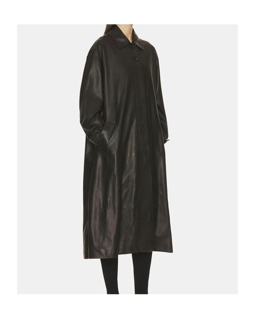 The Row Black Lolana Coat