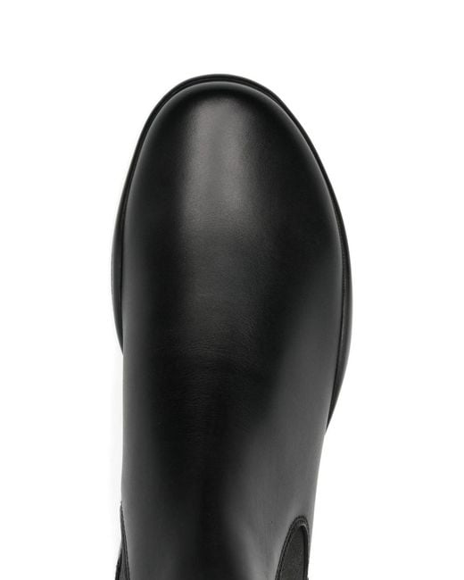 Prada Black Chelsea Boots With Pull Tabs for men