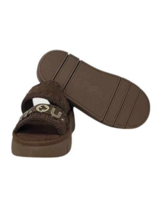 Mou Brown Bounce Sandal Monochrome