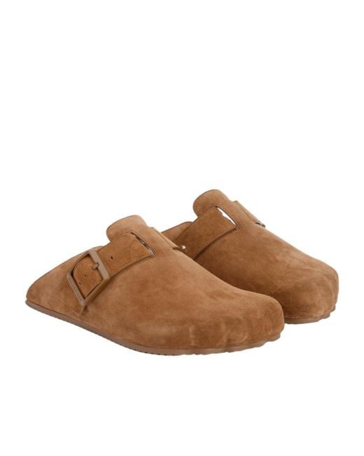 Balenciaga Brown Sunday Slip-On Mules for men