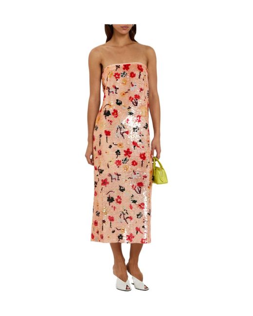 Tory Burch Pink Mesh Dress
