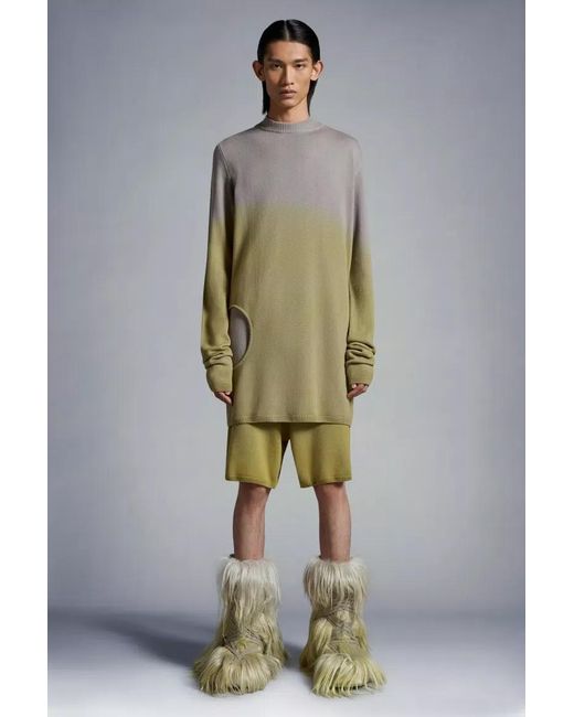 Moncler Gray Subhuman Cashmere Jumper for men