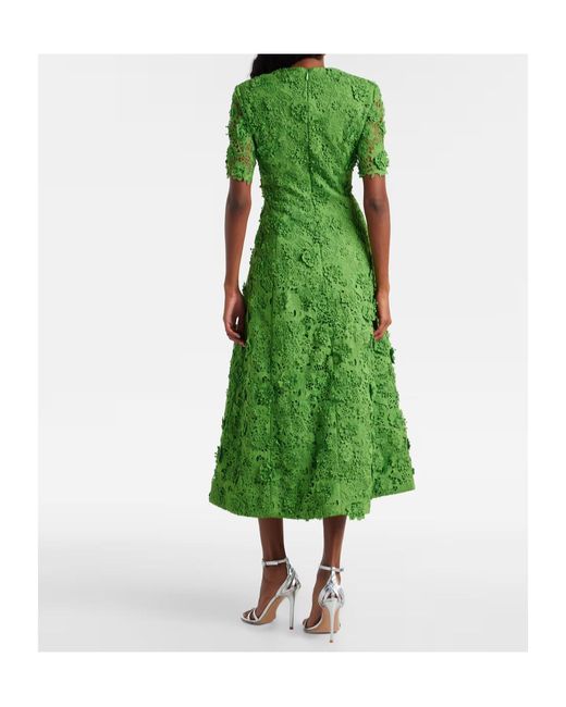 Leo Green Caroline Lace Midi Dress