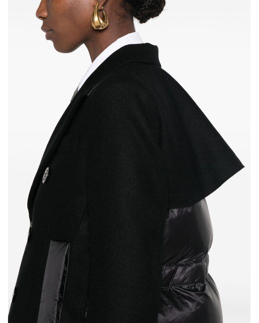 Sacai Black Padded Blazer