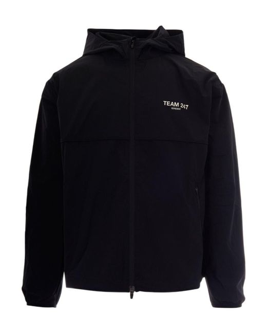 Represent Blue Long-Sleeved Casual Jacket for men