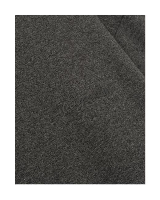 Fear Of God Gray Embroidered Long-Sleeved T-Shirt for men