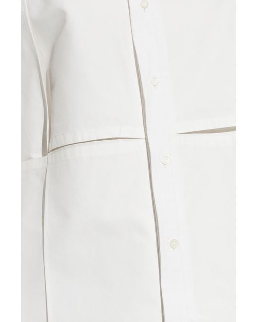 Bottega Veneta White Long Sleeve Shirt for men