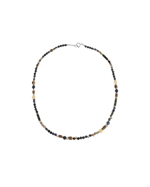 Isabel Marant Metallic Stones Detailed Short Necklace for men
