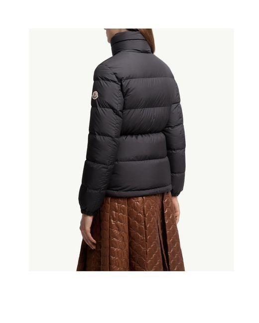 Moncler Black Dourbe Zip-Up Short Puffer Jacket