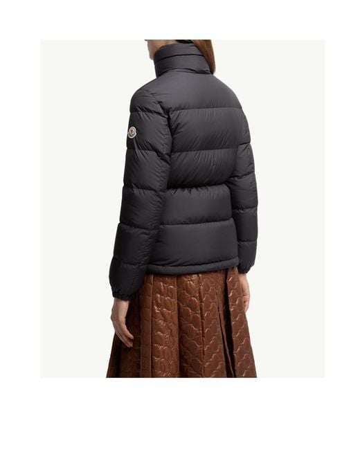 Moncler Black Dourbe Zip-Up Short Puffer Jacket