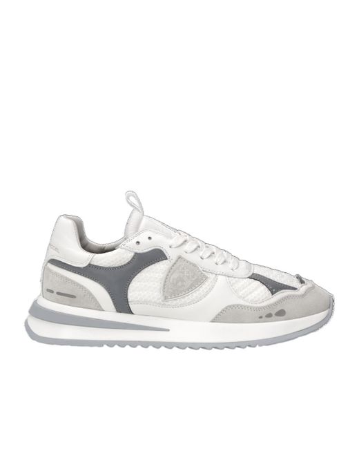 Philippe Model White Olympique Running Sneakers for men