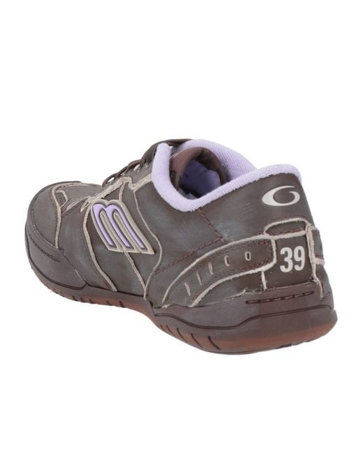 Balenciaga Brown Low-Top Sports Shoes