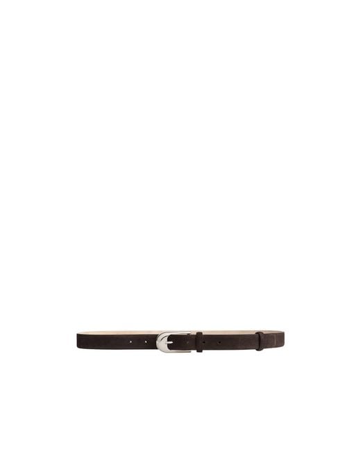 Khaite White Dome Buckled Belt