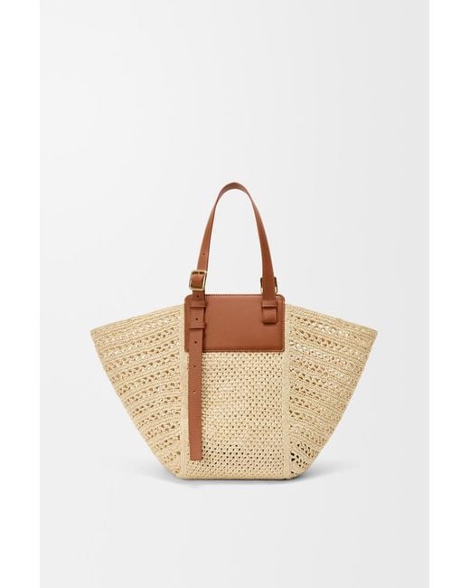 Loewe Natural Hammock Cabas Braided Tote Bag