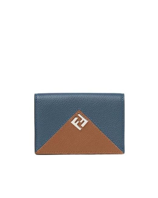 Fendi Blue Lui Card Holder for men