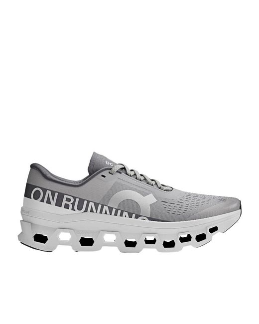 On Shoes Gray Cloudmonster 1 Running Shoes for men