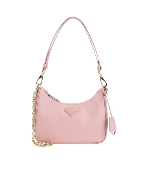 Prada Pink Re-Edition Mini Shoulder Bag