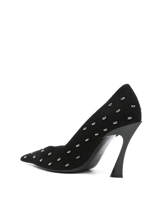 Mugler Black 95Mm Fang Pumps