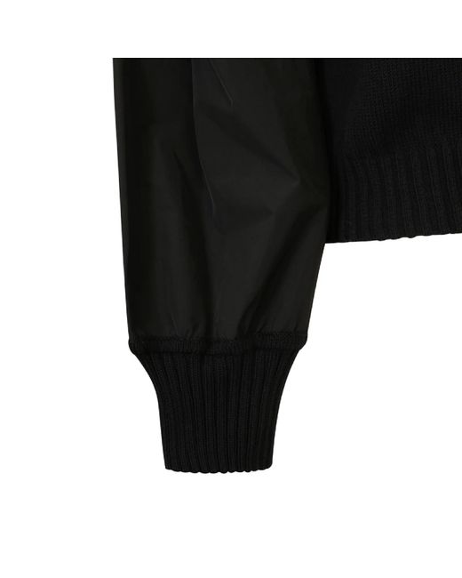 Max Mara Black Long-Sleeved Knitted Shirt