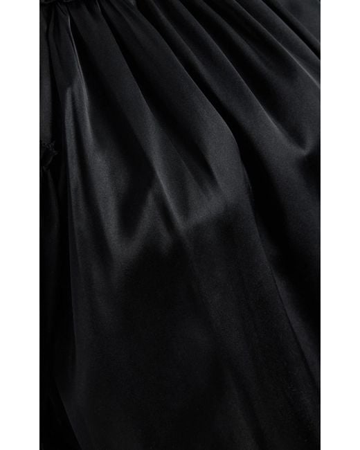 Ulla Johnson Black Short-Sleeved Top