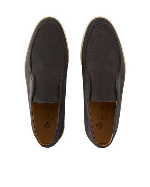 Loro Piana Brown Open Walk Round-Headed Boots for men