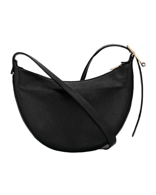 Longchamp Black Le Foulonné S Crossbody Bag