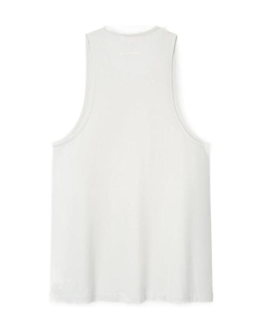 Fear Of God White Sleeveless Tank Top for men