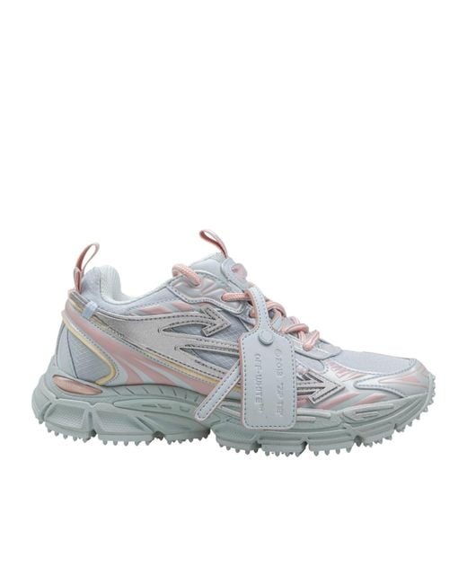 Off-White c/o Virgil Abloh Gray Lace-Up Sneakers