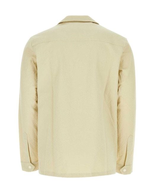 Howlin' By Morrison Natural Long-Sleeved Button-Up Shirt for men