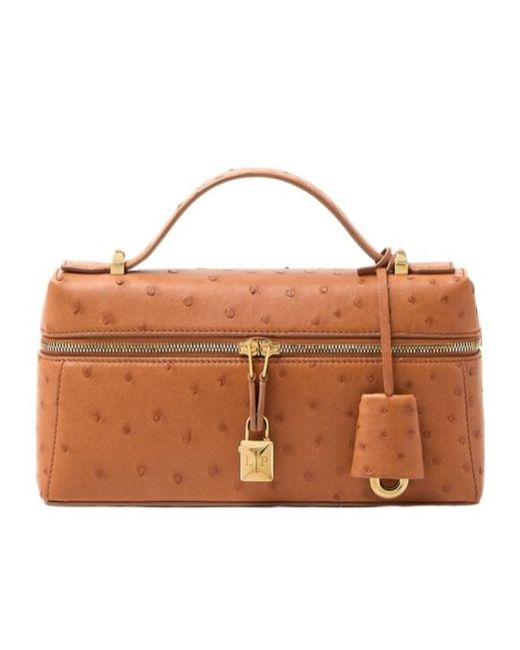 Loro Piana Brown Extra Bag L23 Shoulder Bag