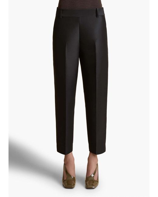 Khaite Black Cam Tailored Pants