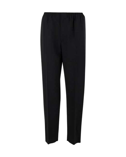 Bottega Veneta Black Elastic Pants for men
