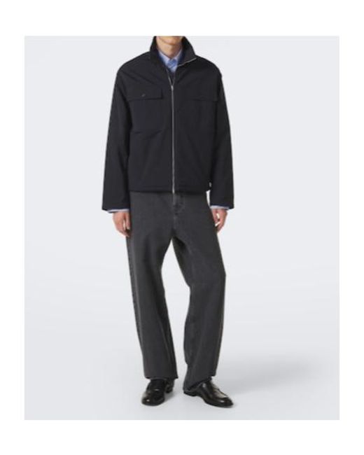 Jil Sander Gray Mid-Rise Wide-Leg Jeans for men