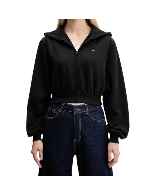 Tommy Hilfiger Black Zipper Sweatshirt