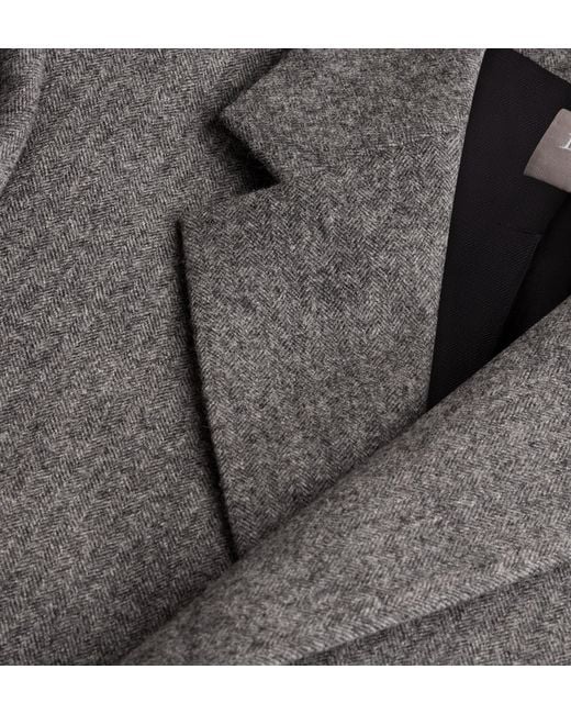 Dior Gray Two-Button Tailored Blazer for men