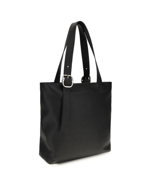 Loewe Black Loop Leather Tote Bag for men