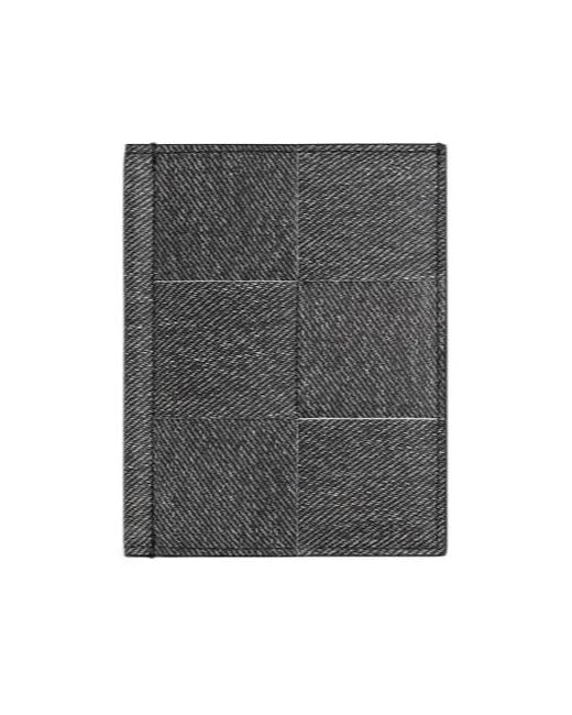 Bottega Veneta Gray Cassette Slim Flap Card Case for men